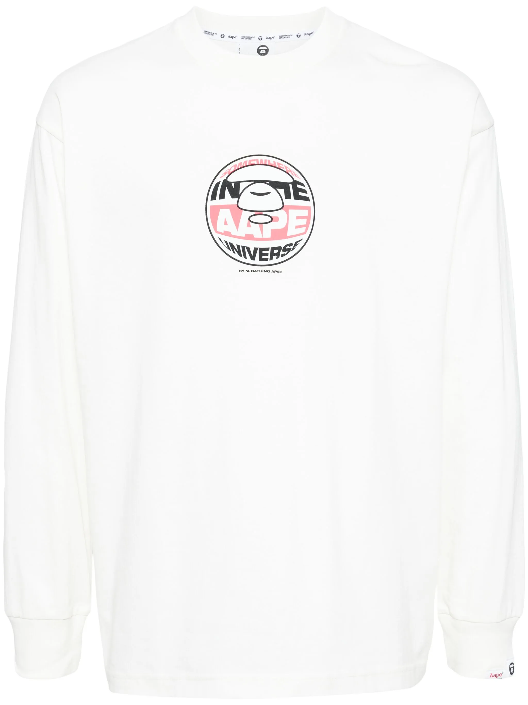 

Футболка с длинными рукавами и логотипом Aape By A Bathing Ape, нейтральный