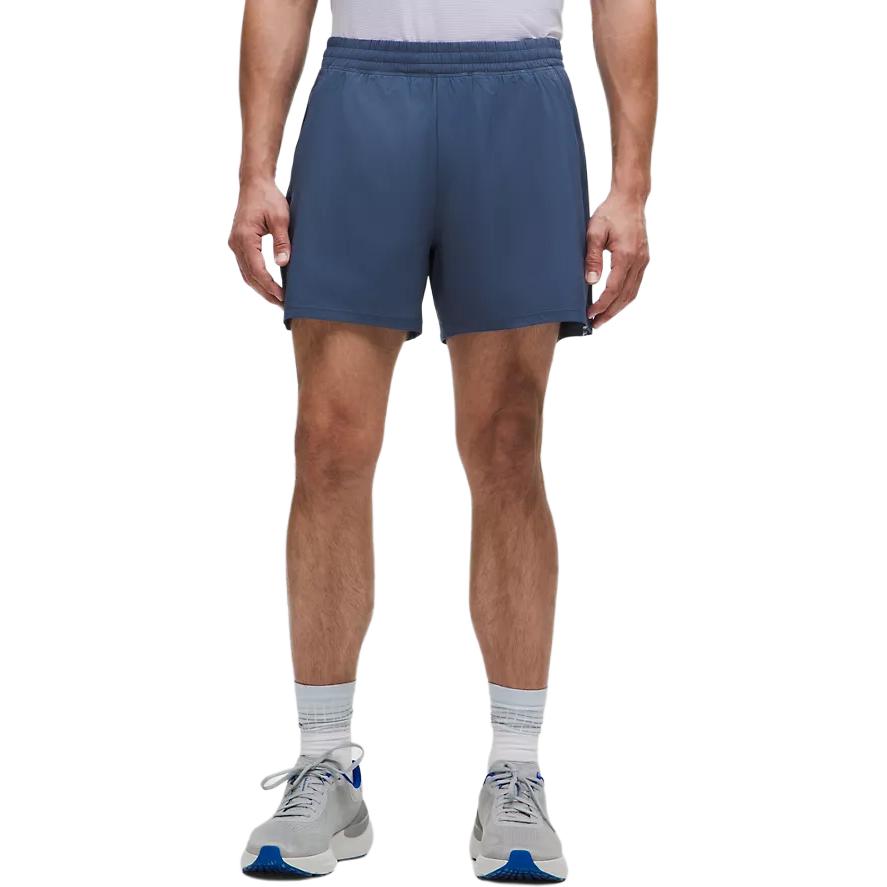 

Мужские повседневные шорты Pace Breaker, размер 5 дюймов Lululemon, twill синий/bltw