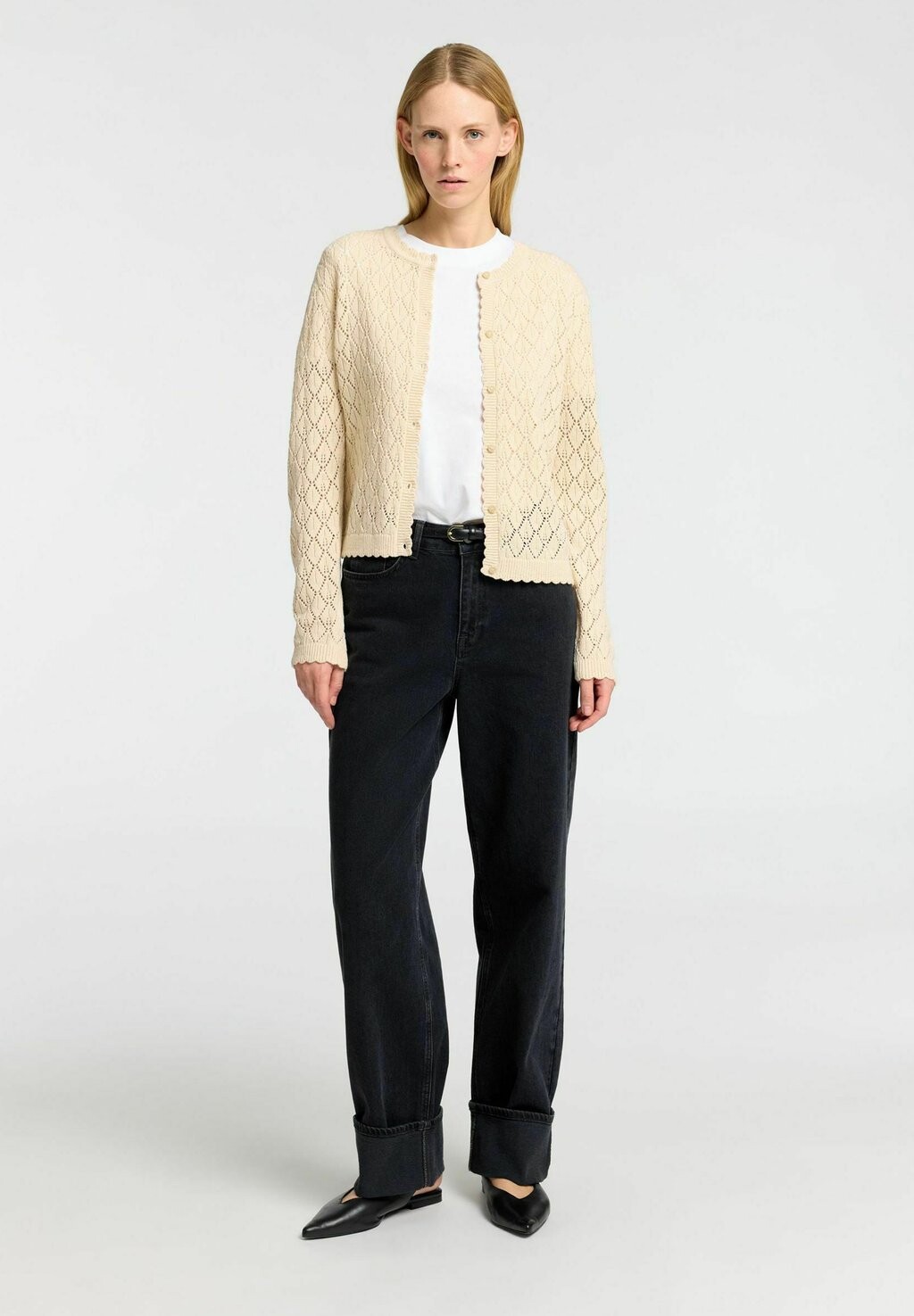

Кардиган STRUCTURED FIT Selected Femme, бежевый