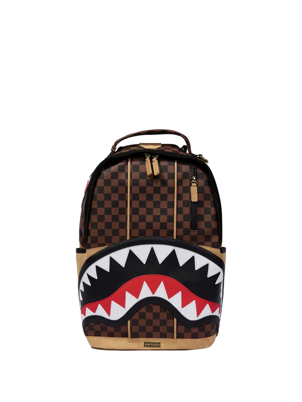 

Рюкзак Sharks in Paris в клетку Sprayground, коричневый