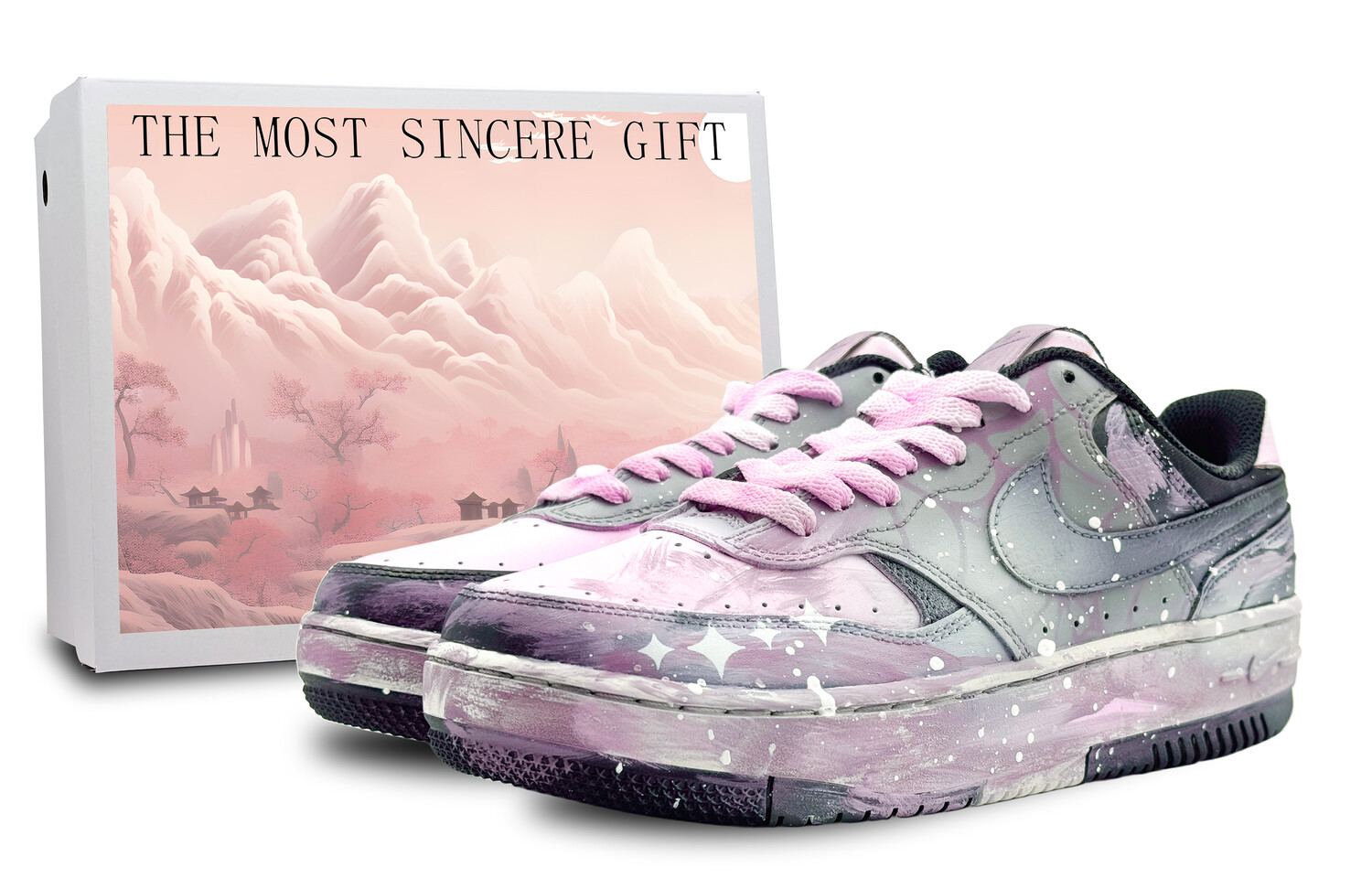 

Кроссовки Nike Gamma Force Skateboarding Shoes Women's Low-top Pink, розовый