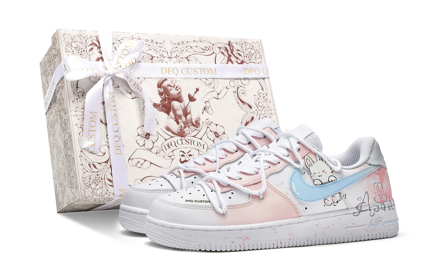 

Кроссовки Nike Air Force 1 Skateboard Shoes Women's Low-Top Pink, Розовый, Кроссовки Nike Air Force 1 Skateboard Shoes Women's Low-Top Pink