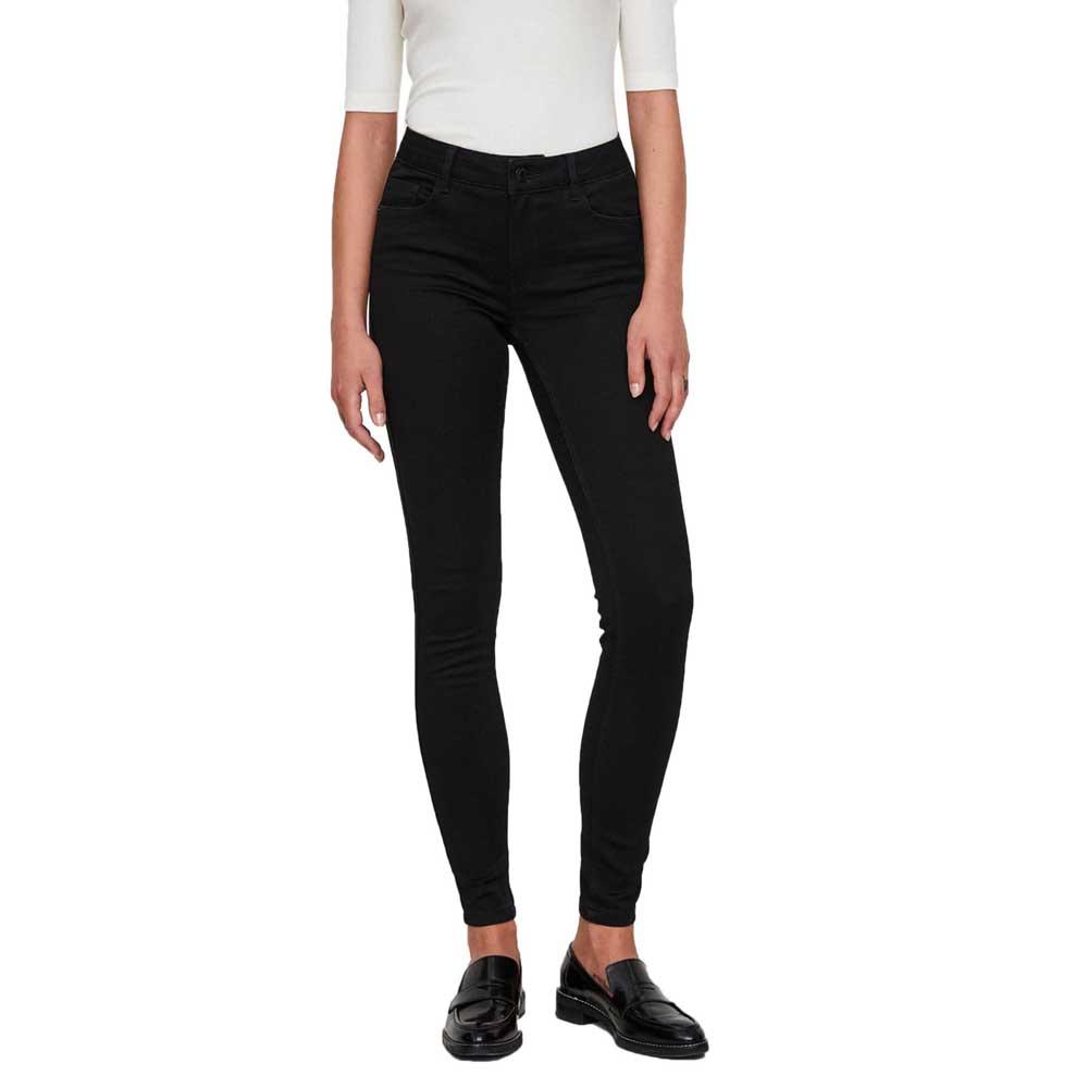 

Брюки Vero Moda Seven Normal Waist Shape Up, черный