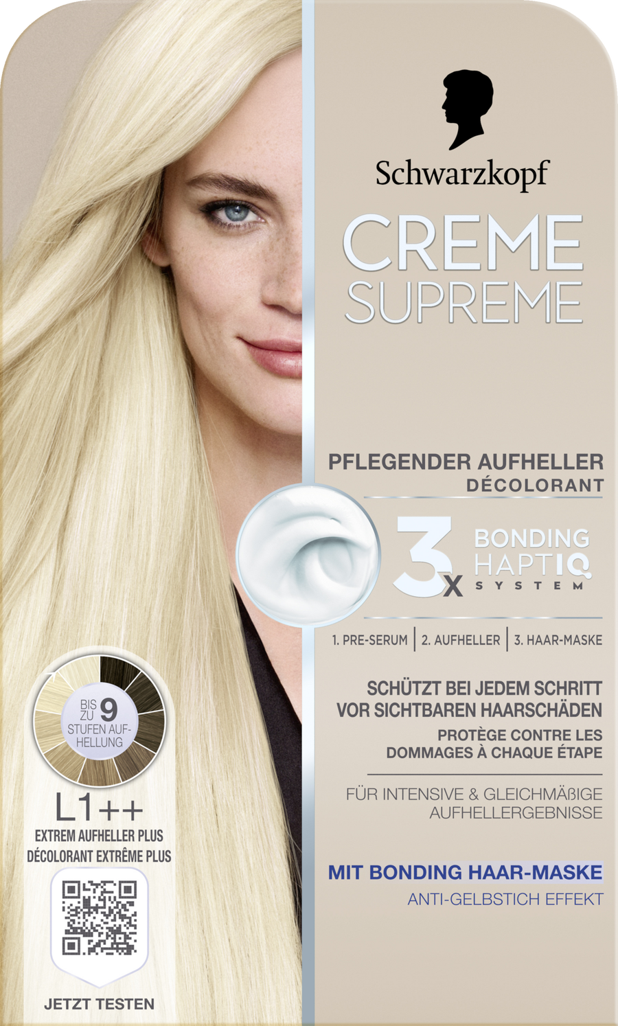 

Краска для волос CREME SUPREME Pflegender Aufheller L1 Extrem Aufheller Plus