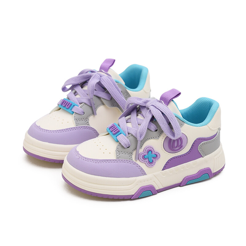 Детские кроссовки для скейтбординга Kids Low-top Purple Budding, фиолетовый — фото 3