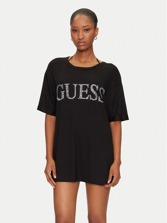 

Футболка обычного кроя E5GI07 K68D2 Guess, черный