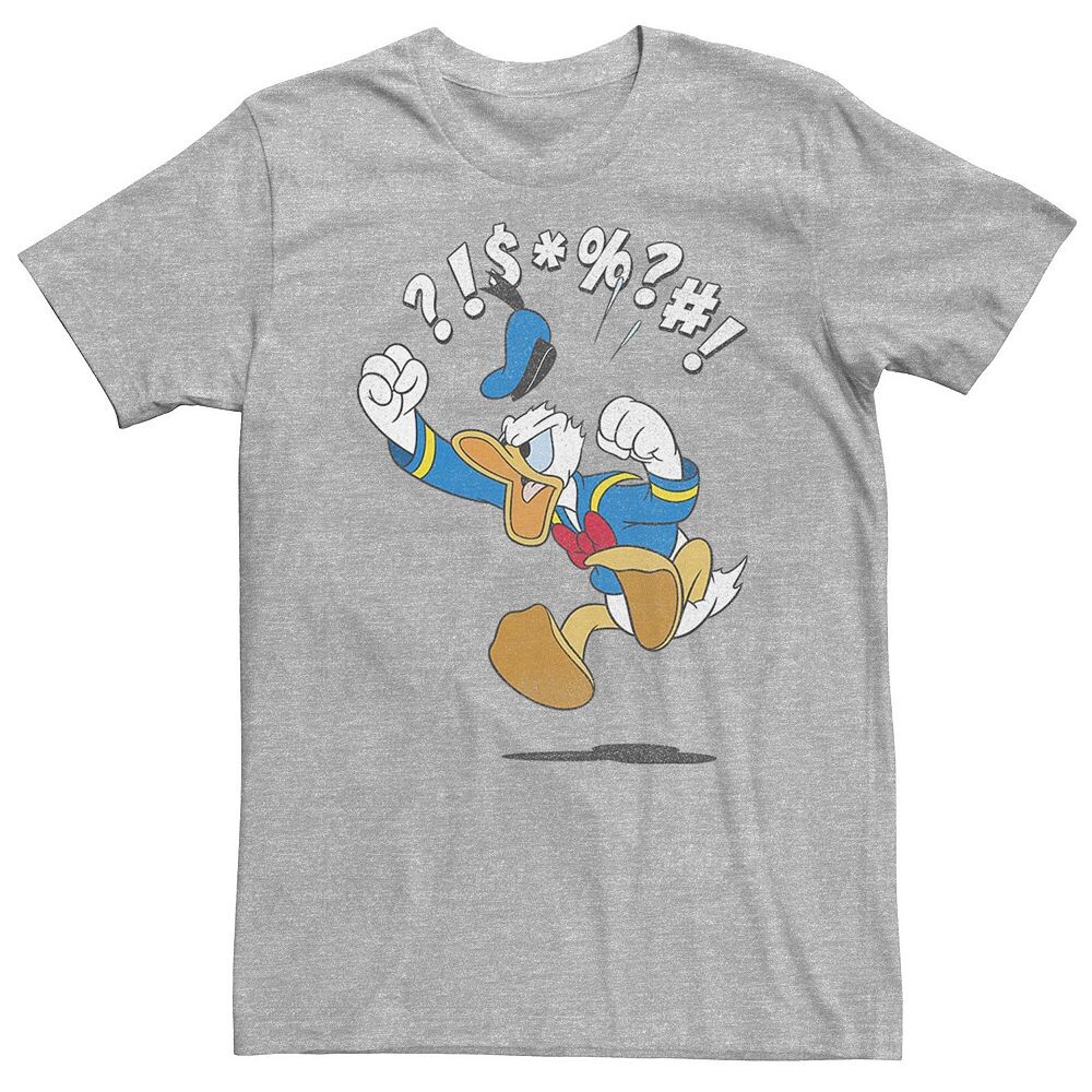 

Футболка Disney's Donald Duck Big & Tall Angry Jump Licensed Character, цвет Athletic Heather