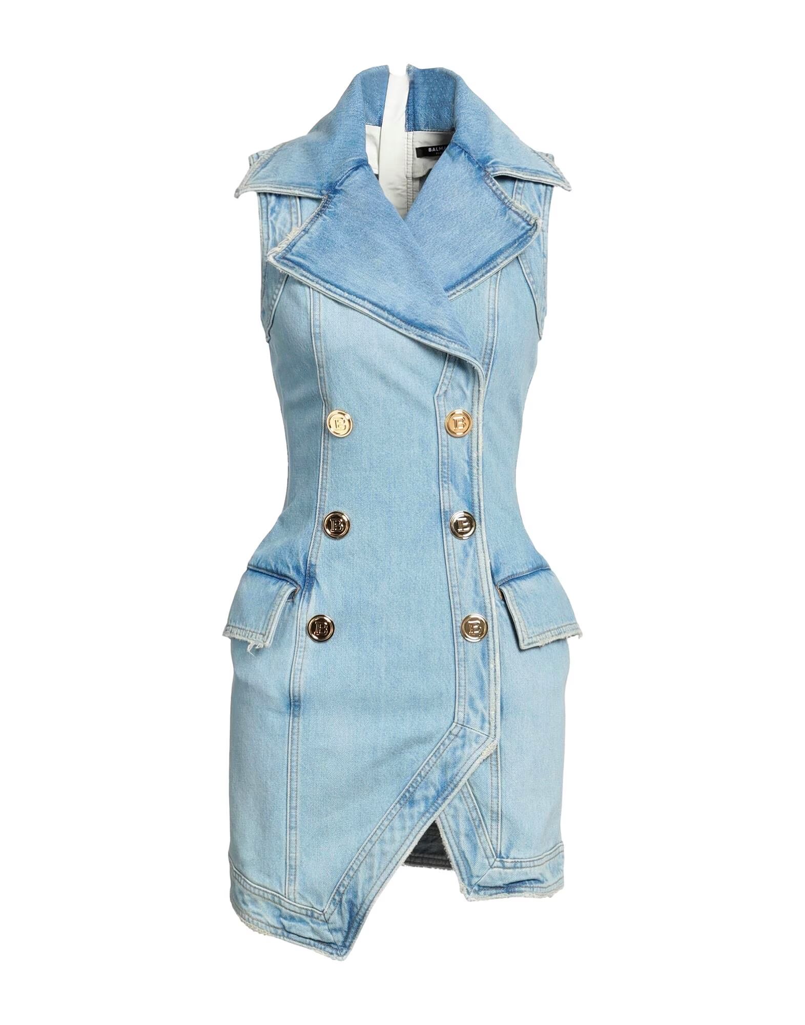 

Мини-платье Balmain, синий