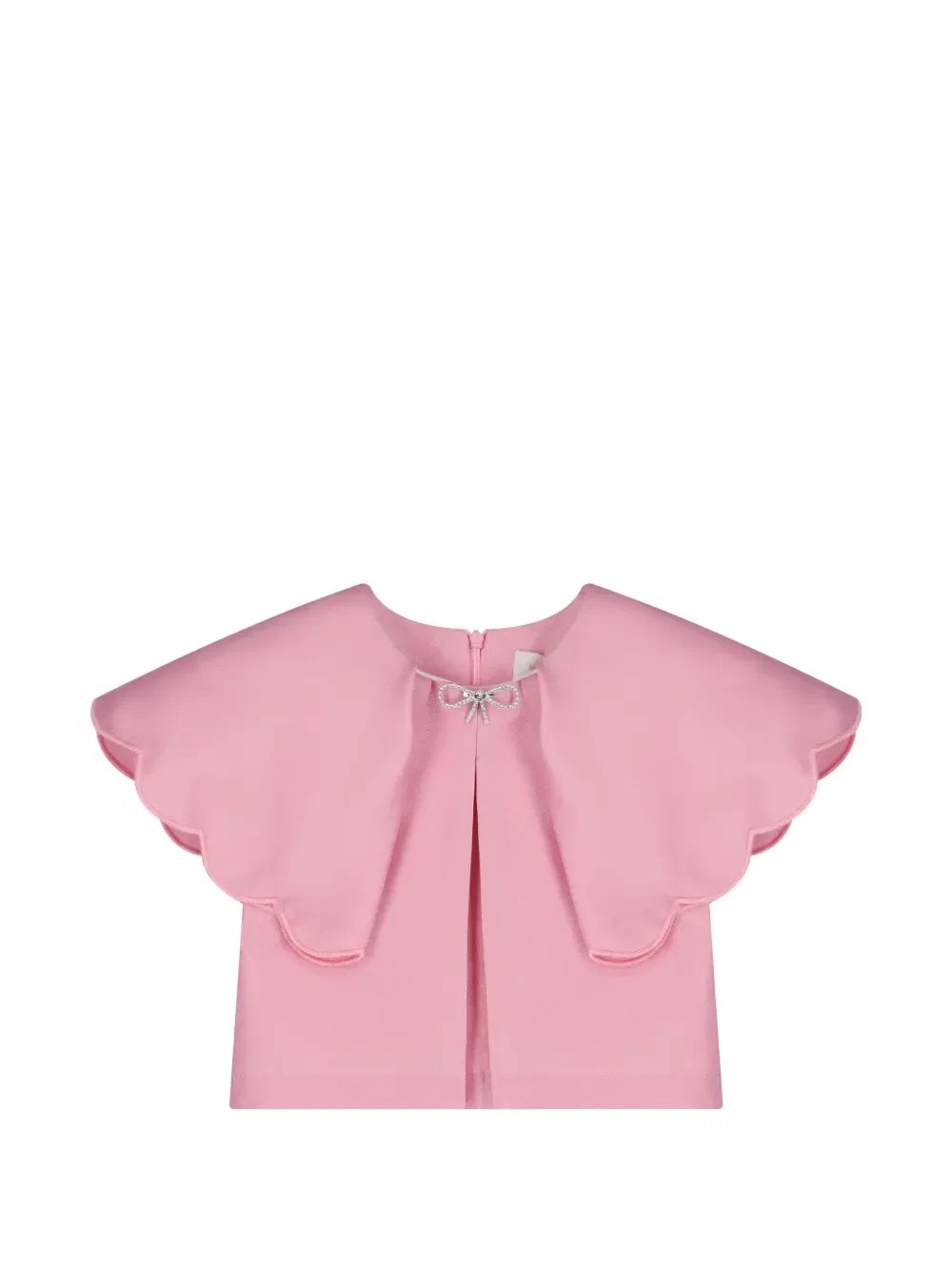 Комплект из топа и юбки с фестонами Mama Luma Kids, розовый — фото 3