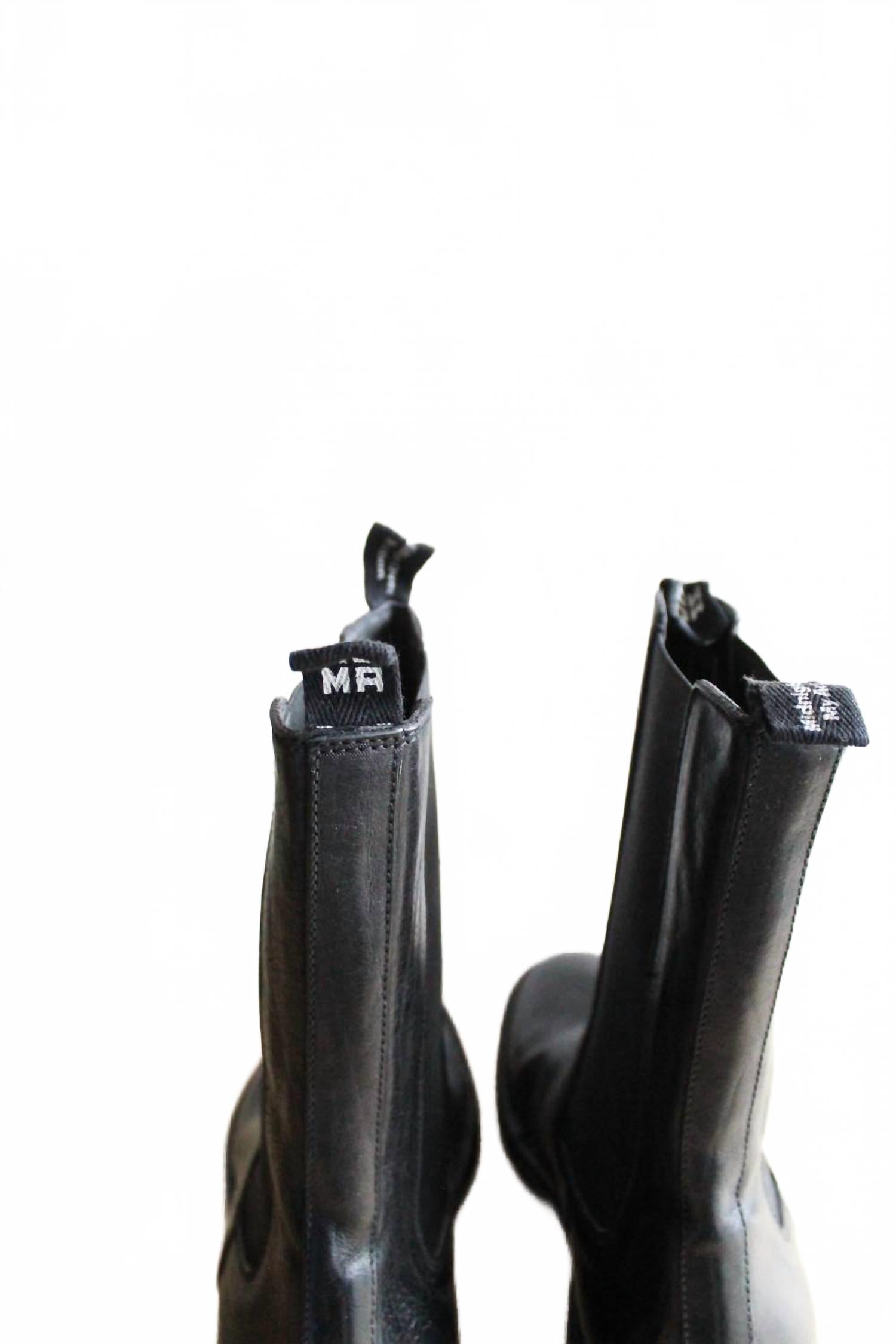 Женские ботинки челси Kurni черного цвета Moma Shoes — фото 4