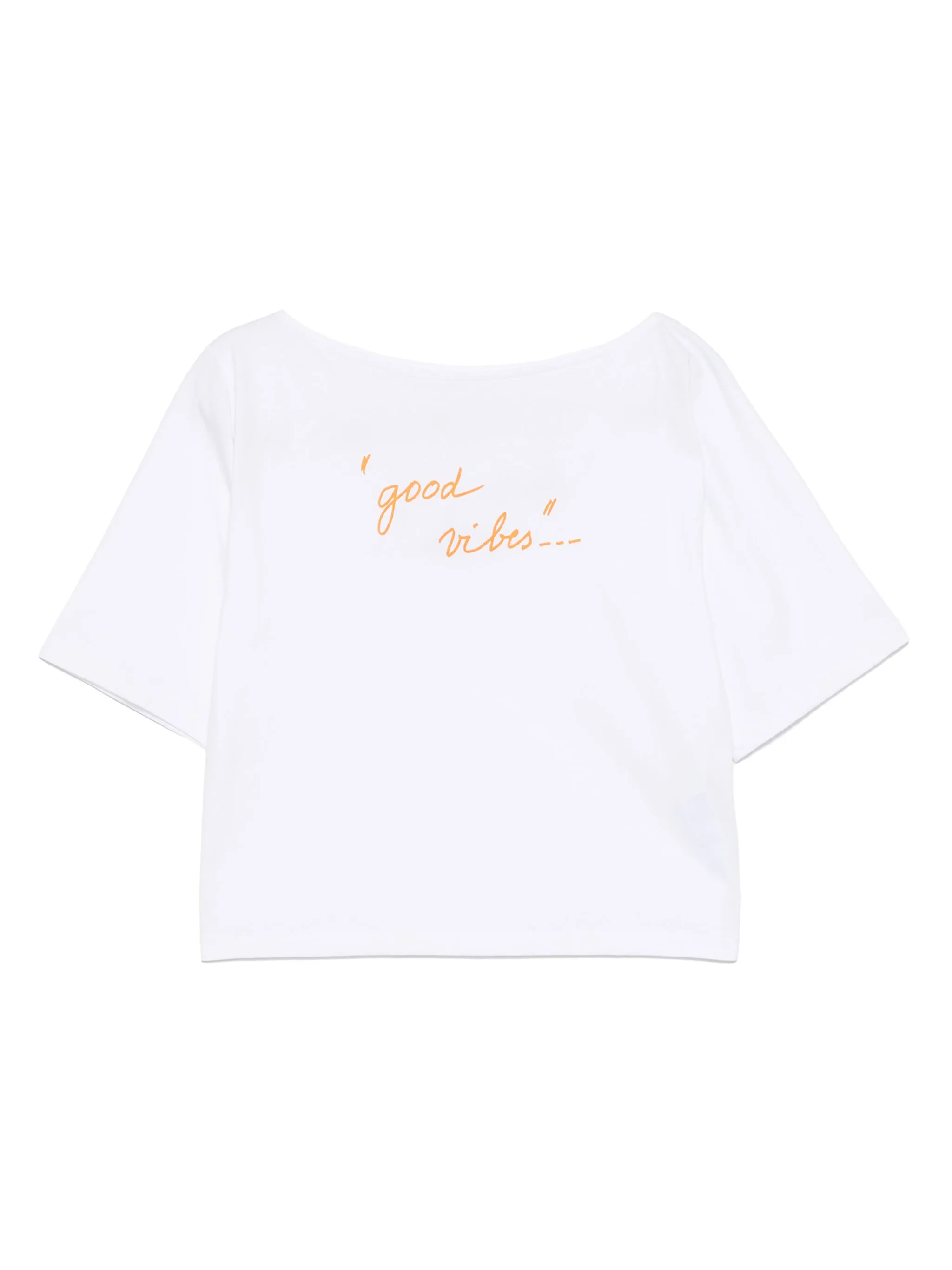 

Футболка с графичным принтом Agnès B., белый