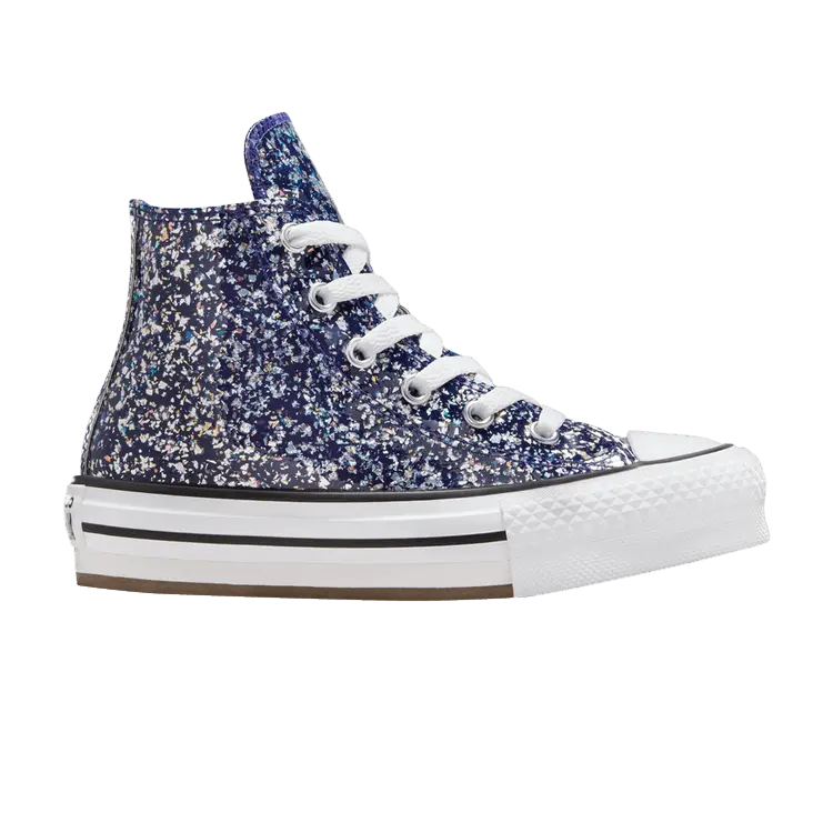 

Кроссовки Converse Chuck Taylor All Star EVA Lift High PS Glitter - Night Indigo, синий