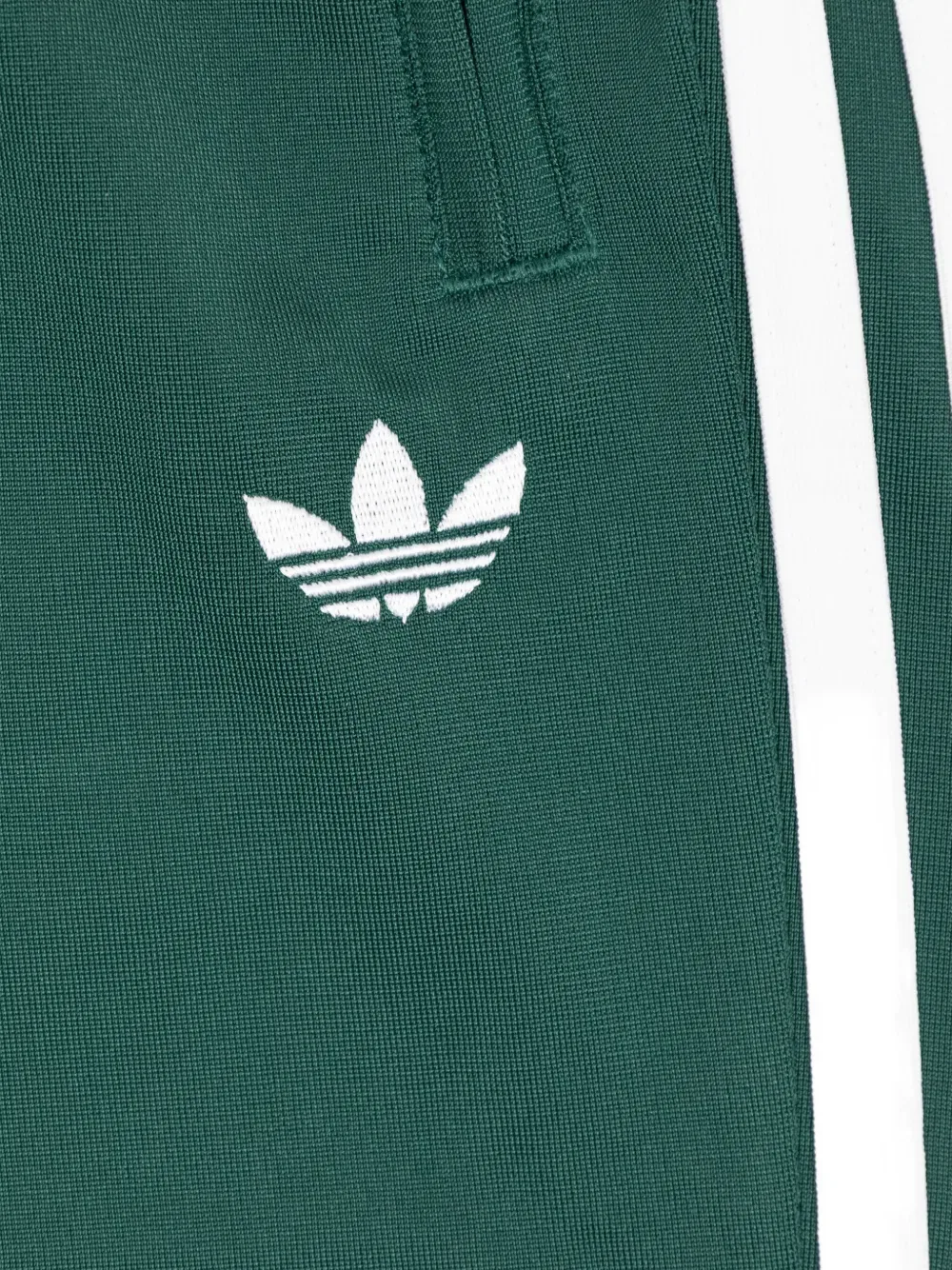Спортивный костюм в полоску (комплект из двух штук) Adidas Kids, зеленый — фото 4