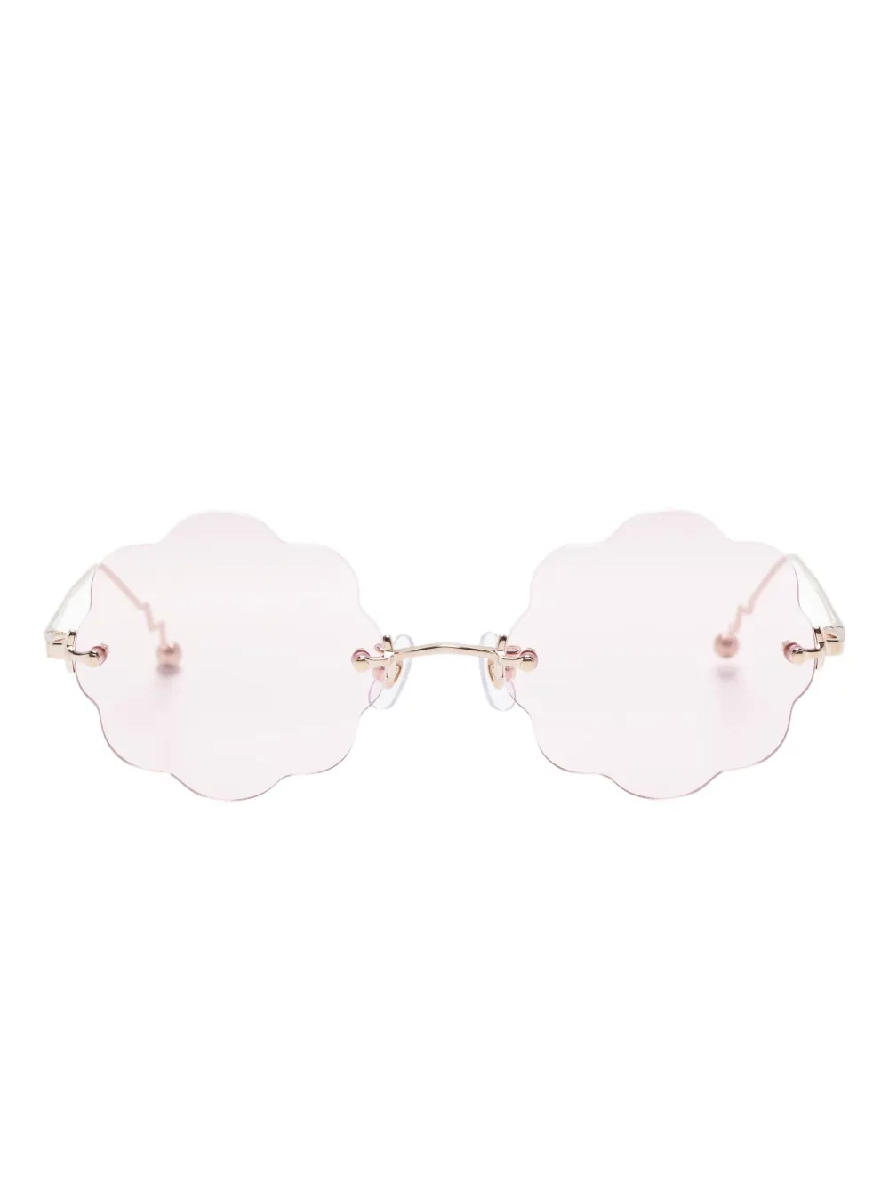 

Солнцезащитные очки в форме цветов Megane and Me, золотой