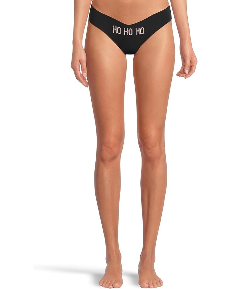 

Стринги Commando Thong With Applique, цвет Ho Ho Ho Black