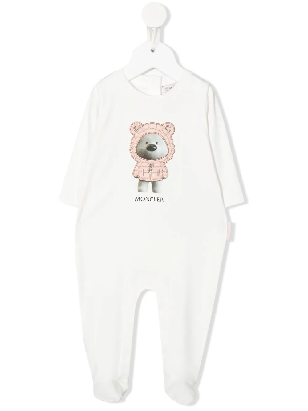 

Комбинезон с графичным принтом Moncler Enfant, белый
