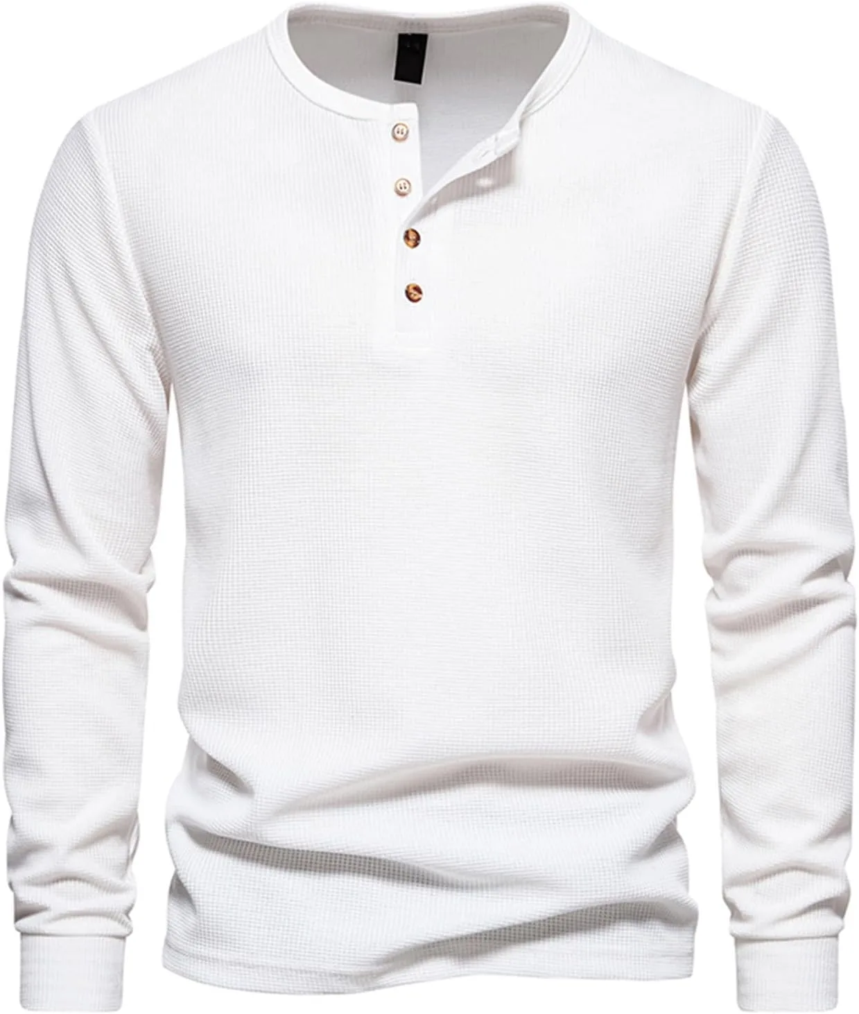 

Мужская футболка Slim Fit с длинным рукавом и пуговицами