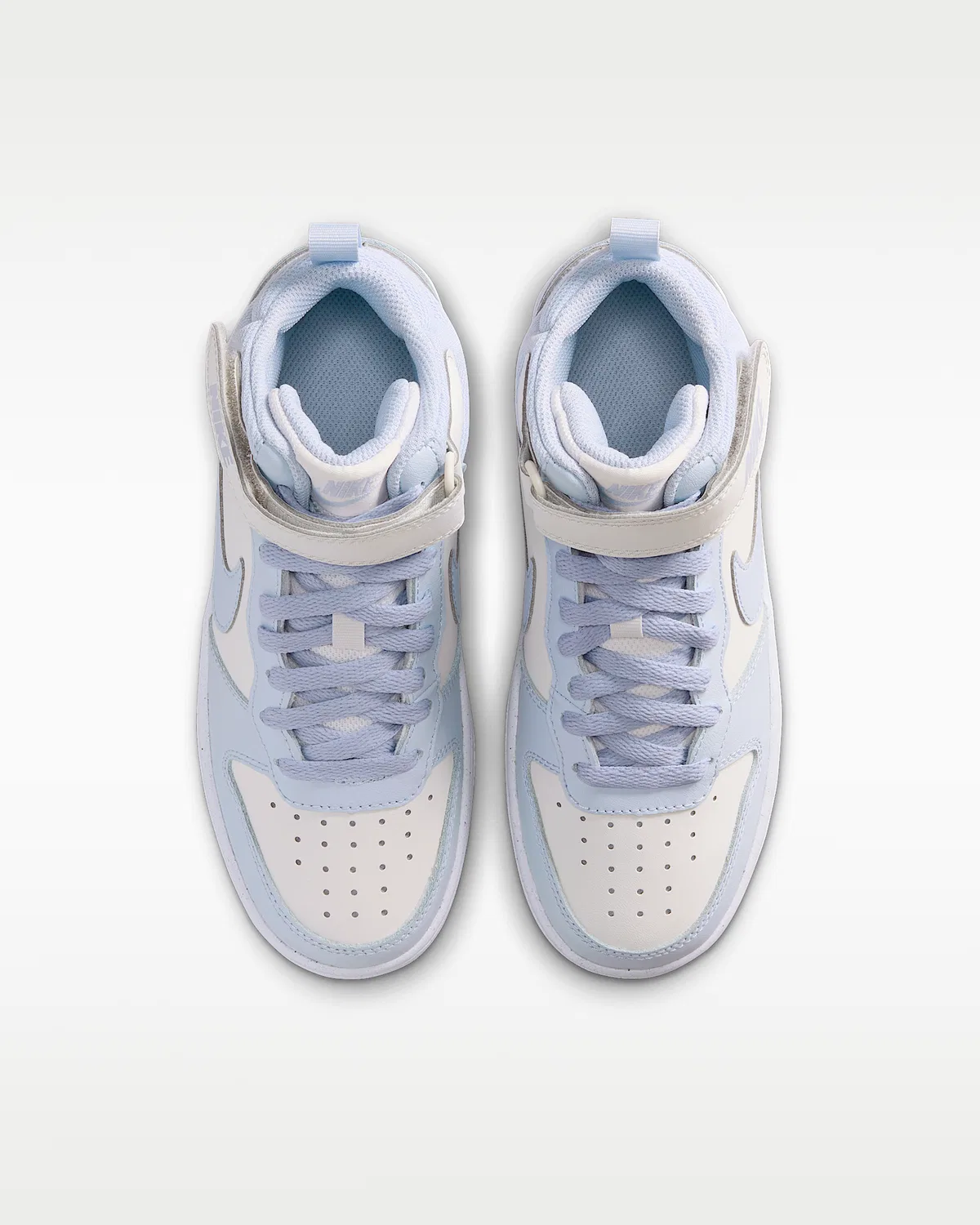 Кроссовки Nike Court Borough Mid 2 для детей, Platinum Tint/White/Ghost — фото 4