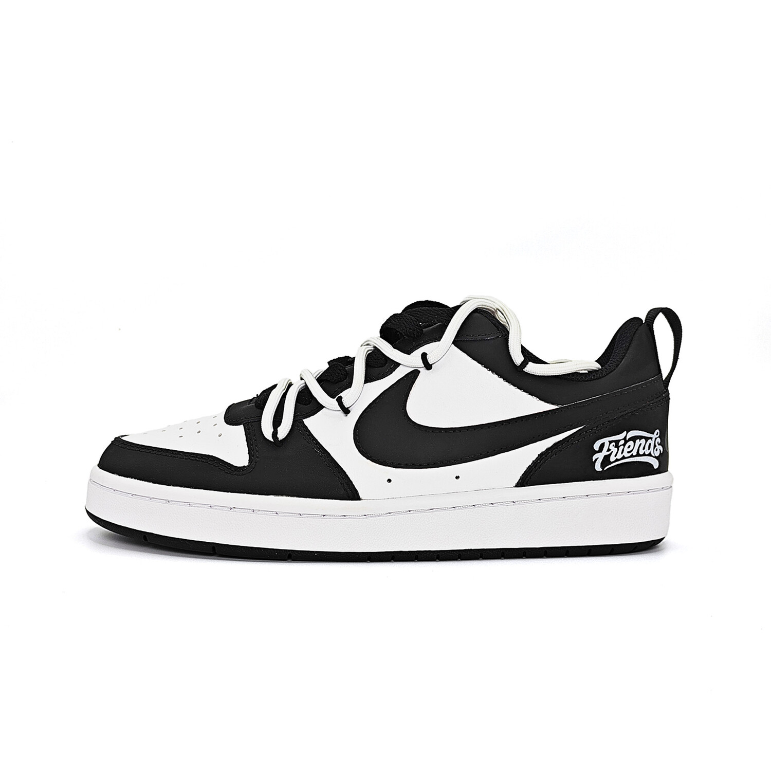 

Кроссовки Nike Court Borough 2 Skateboarding Shoes Women's Low-top White/Black, черный
