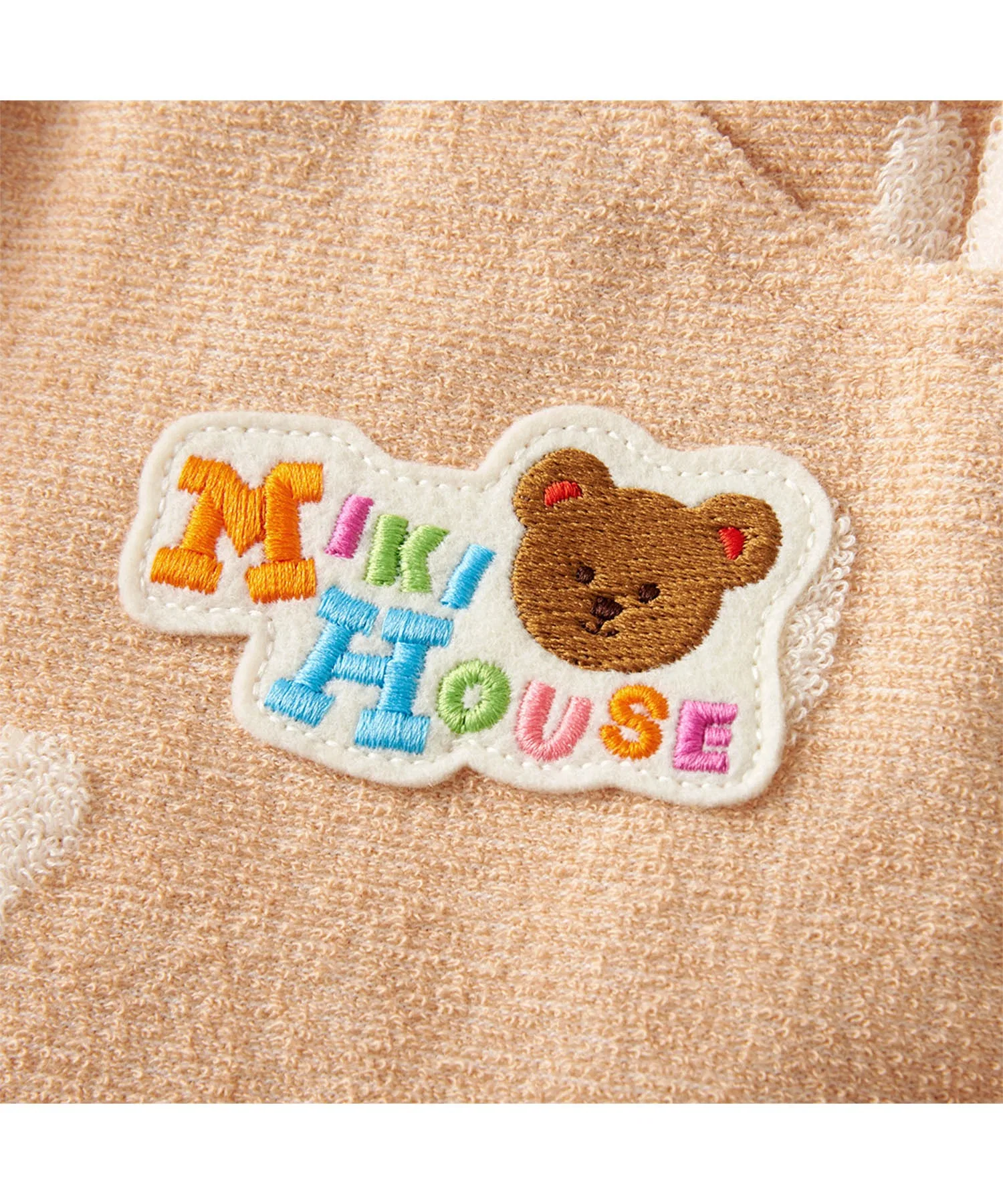 Детские брюки MIKI HOUSE 6-ти длины из махрового жаккарда — фото 3