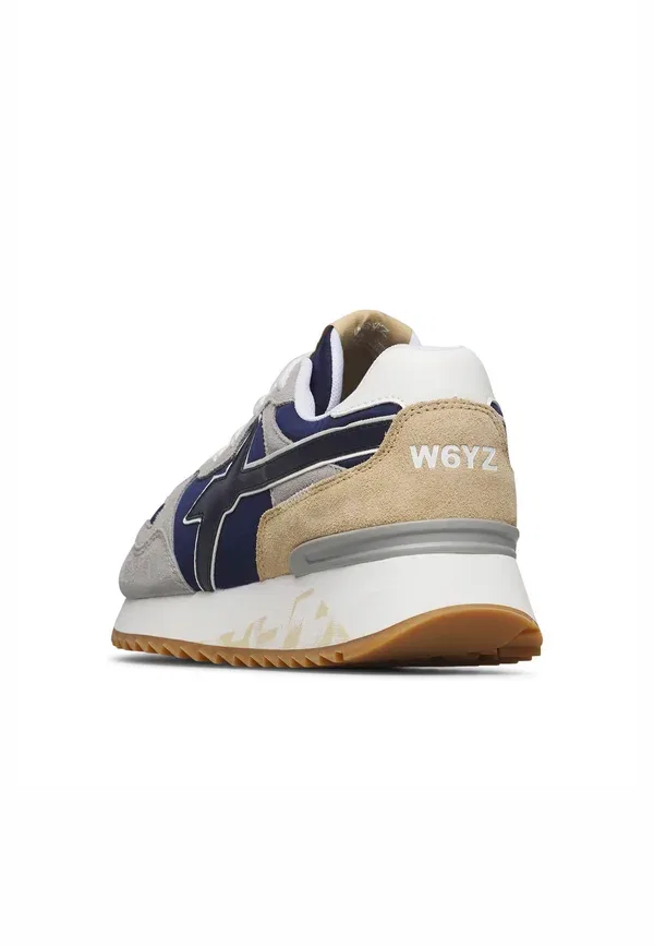 Кроссовки Yak m. sneakers trainers W6Yz, серо-темно-синий — фото 4