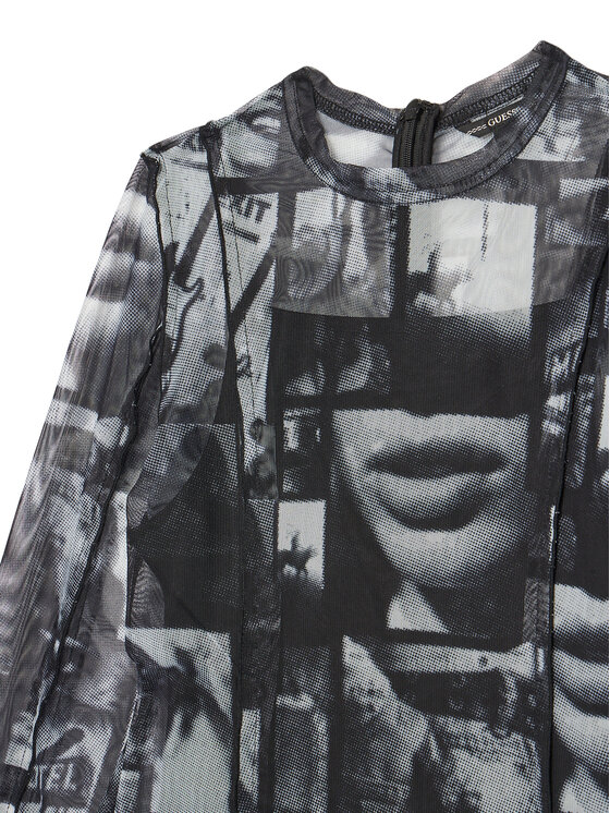 Платье на каждый день обычный крой J5YK08 K0180 Guess, серый — фото 3