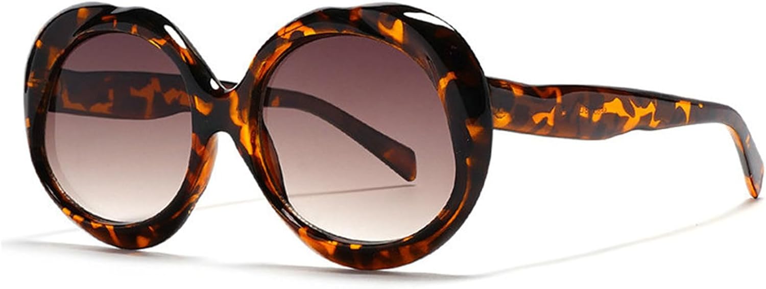 

Солнцезащитные очки Willochra Retro Oversized Oval для женщин, роскошные модные женские солнцезащитные очки с градиентным переходом цвета, стильные очки унисекс с защитой от УФ-излучения UV400, C2