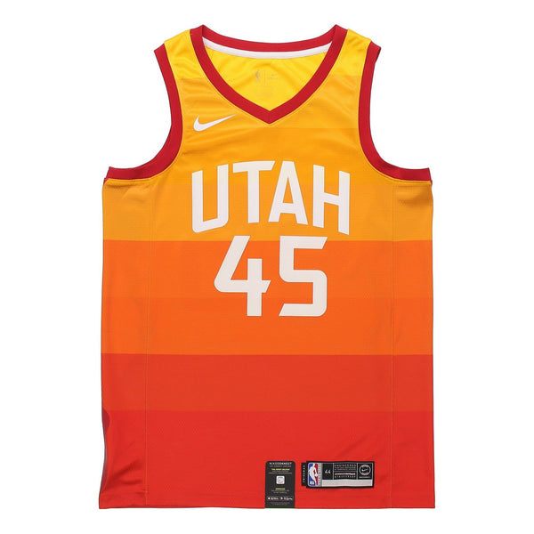 

Спортивная футболка nba city limited sw fan edition 19-20 season utah jazz 4 no. 5 basketball jersey/vest orange Nike, оранжевый