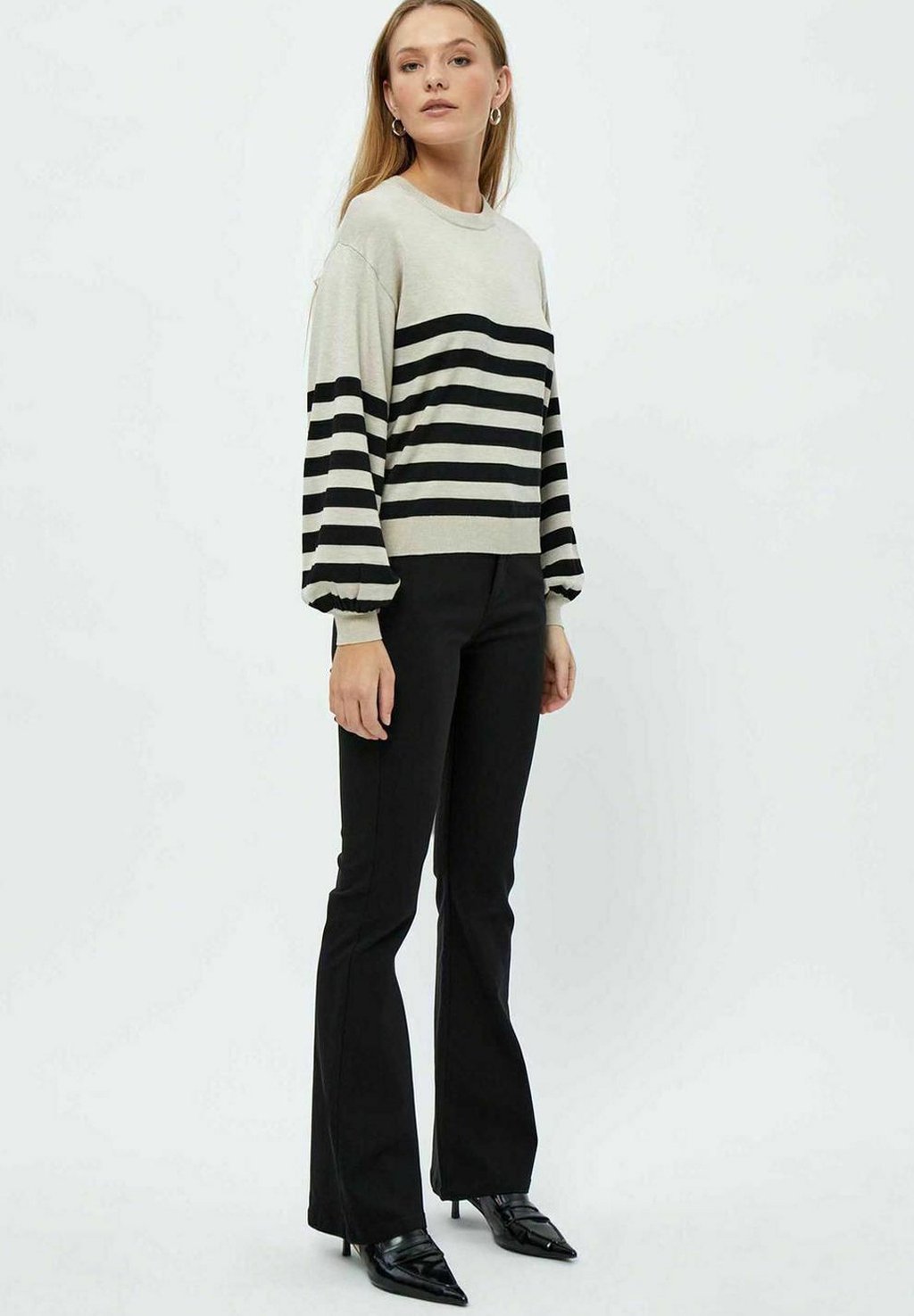 

Джемпер MIMSPERLA STRIPED KNIT PULLOVER Minus, серый