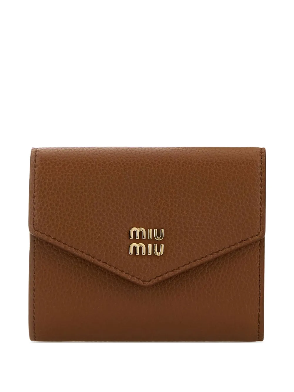 

Кошелек-конверт MIU MIU, коричневый