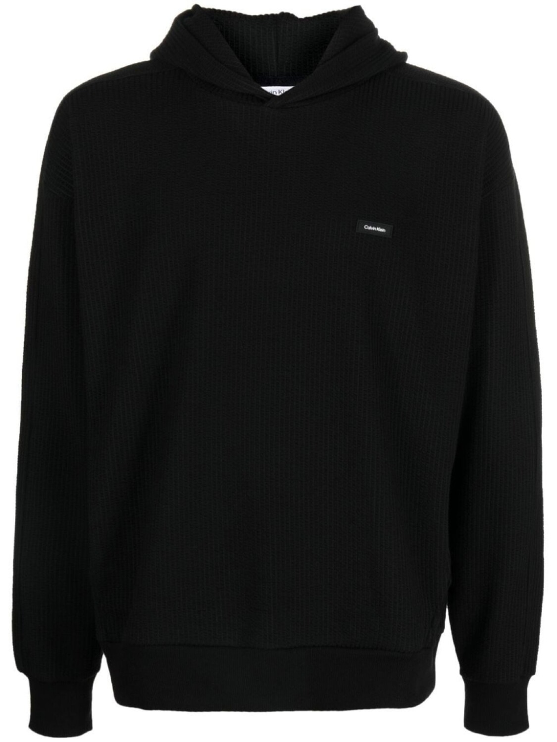 

Calvin Klein худи Ottoman в рубчик, черный