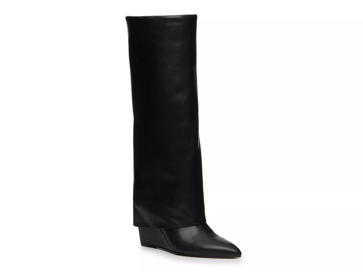 

Ботинки Madden Girl Evander Wide Calf Foldover, черные