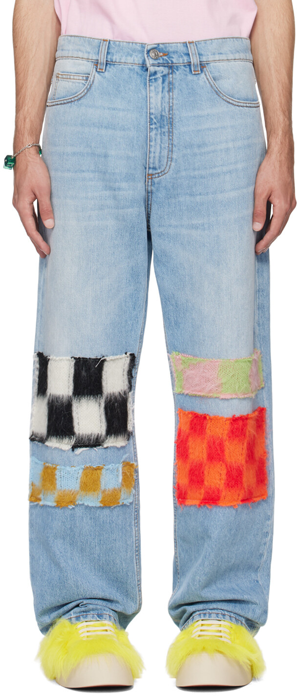 

Эксклюзивные синие джинсы SSENSE Marni, Denim