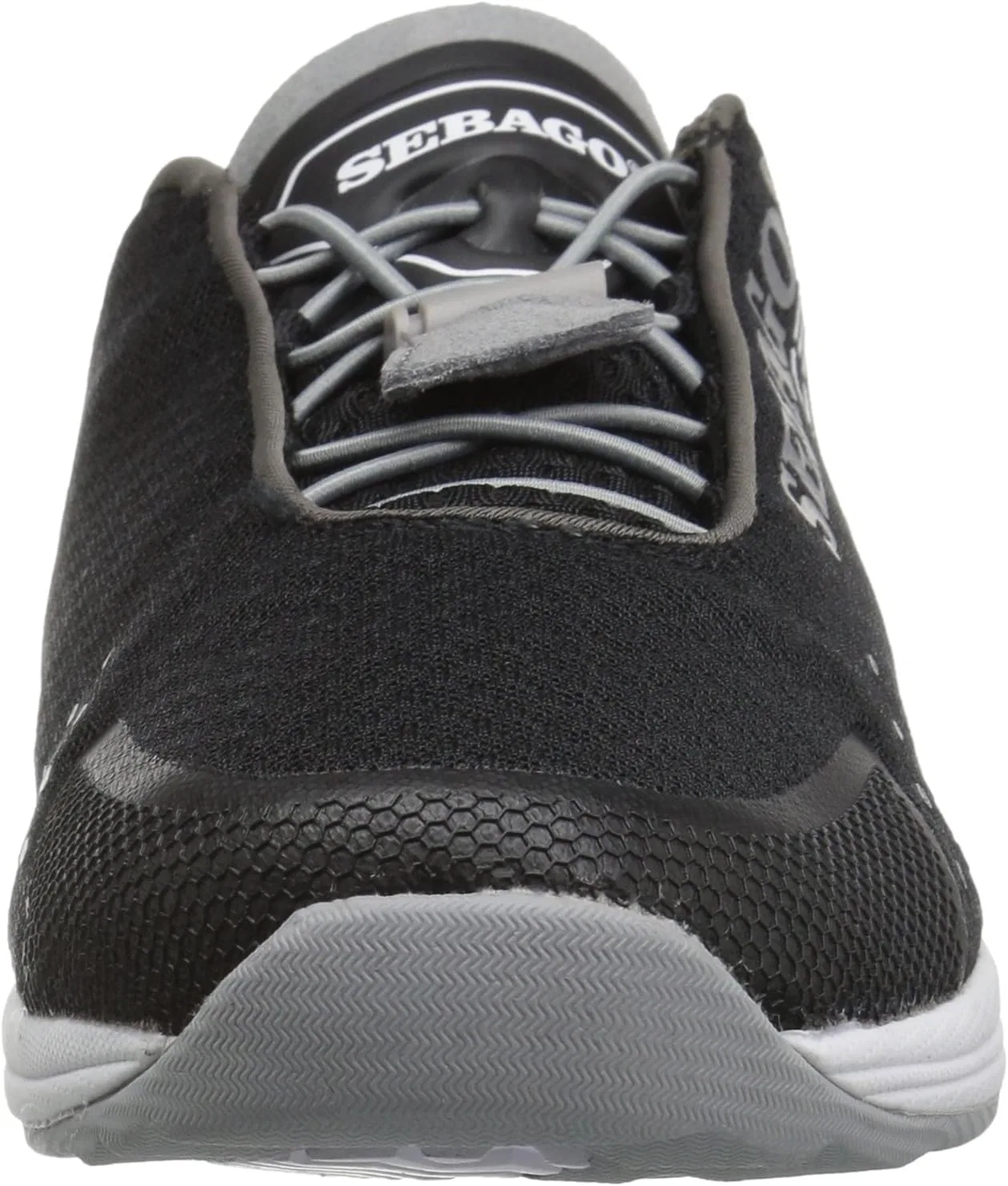 Мужские лодочные туфли Sebago Cyphon Sea Sport, Black Grey Fabric — фото 2