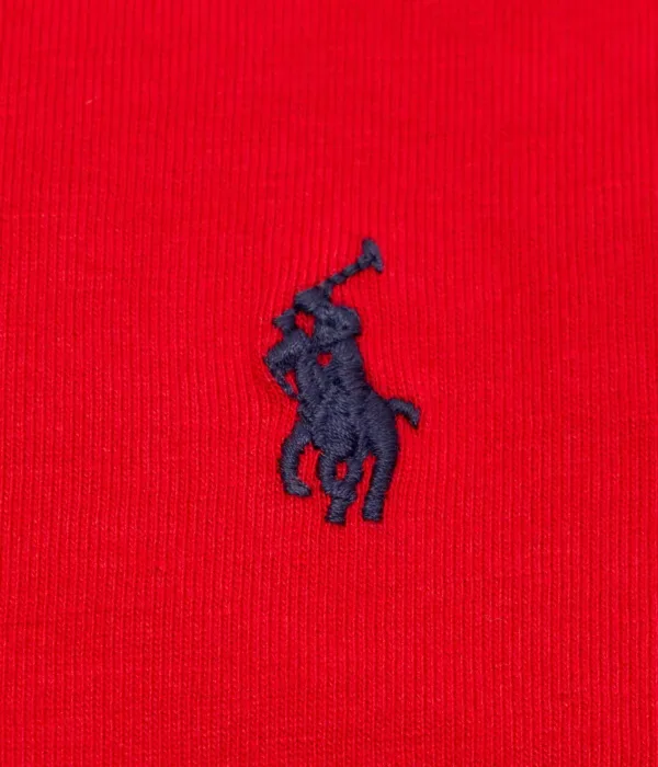 Лонгслив slim fit Polo Ralph Lauren, красный — фото 3