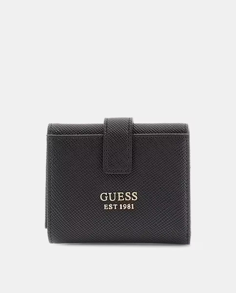 

Кошелек и картхолдер с магнитной застежкой Guess, черный