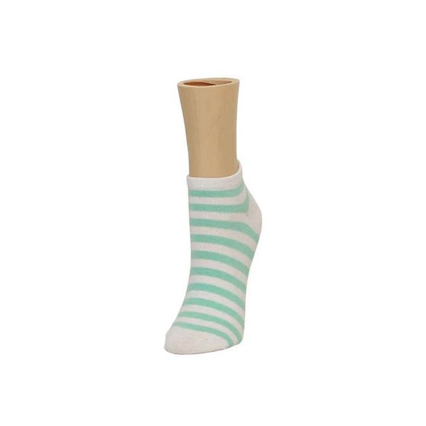 

Классический полосатый носок Happy Sock из мягкого хлопка с низкой посадкой Memoi, Cabbage