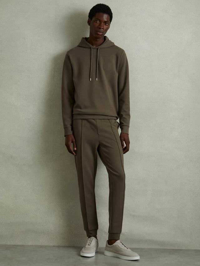 

Толстовка с капюшоном фабьена Reiss, цвет Sage Green