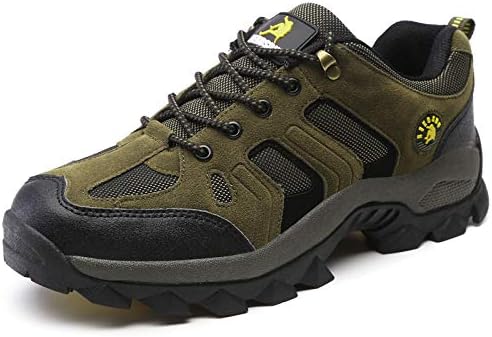 

Мужские походные кроссовки для активного отдыха, водонепроницаемые и дышащие, для ходьбы, треккинга и спорта, прочные кроссовки для бега по тропам, для приключений в любую погоду Qacksv, зеленый