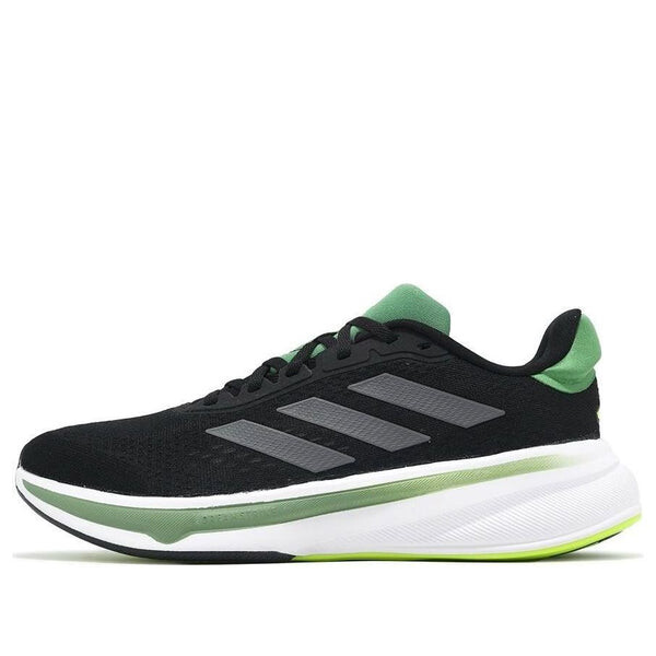 

Кроссовки response super 'black preloved green' Adidas, черный