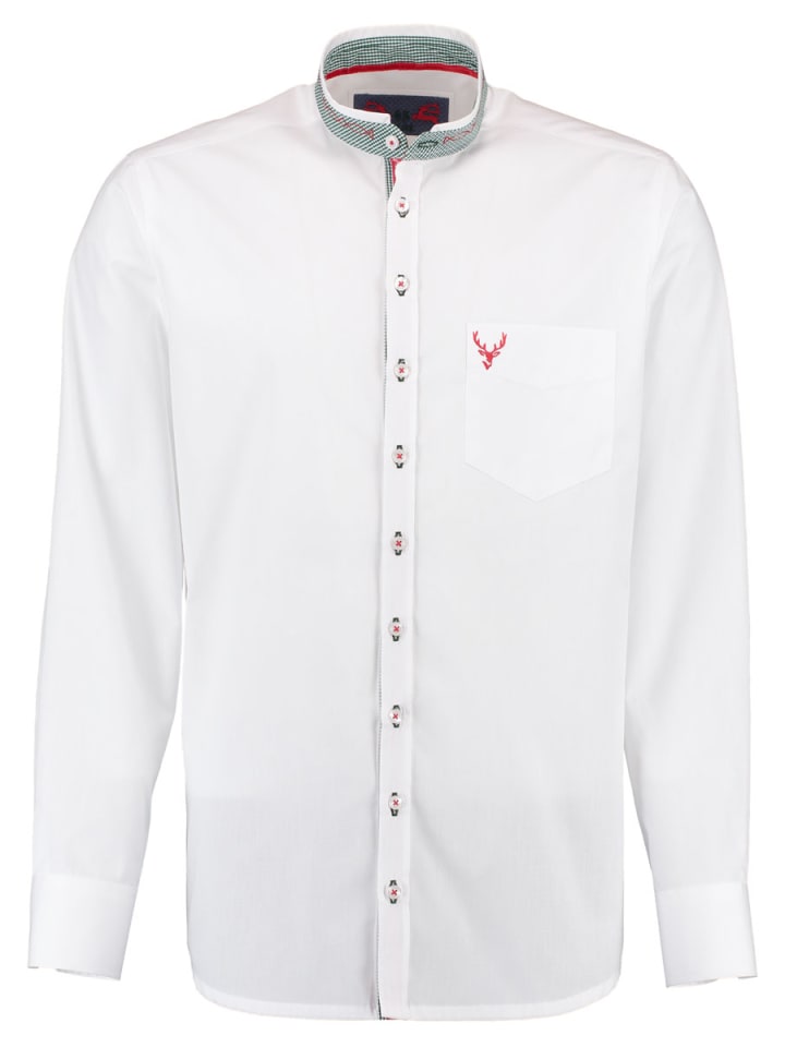 

OS-Trachten Традиционная белая рубашка Cereba