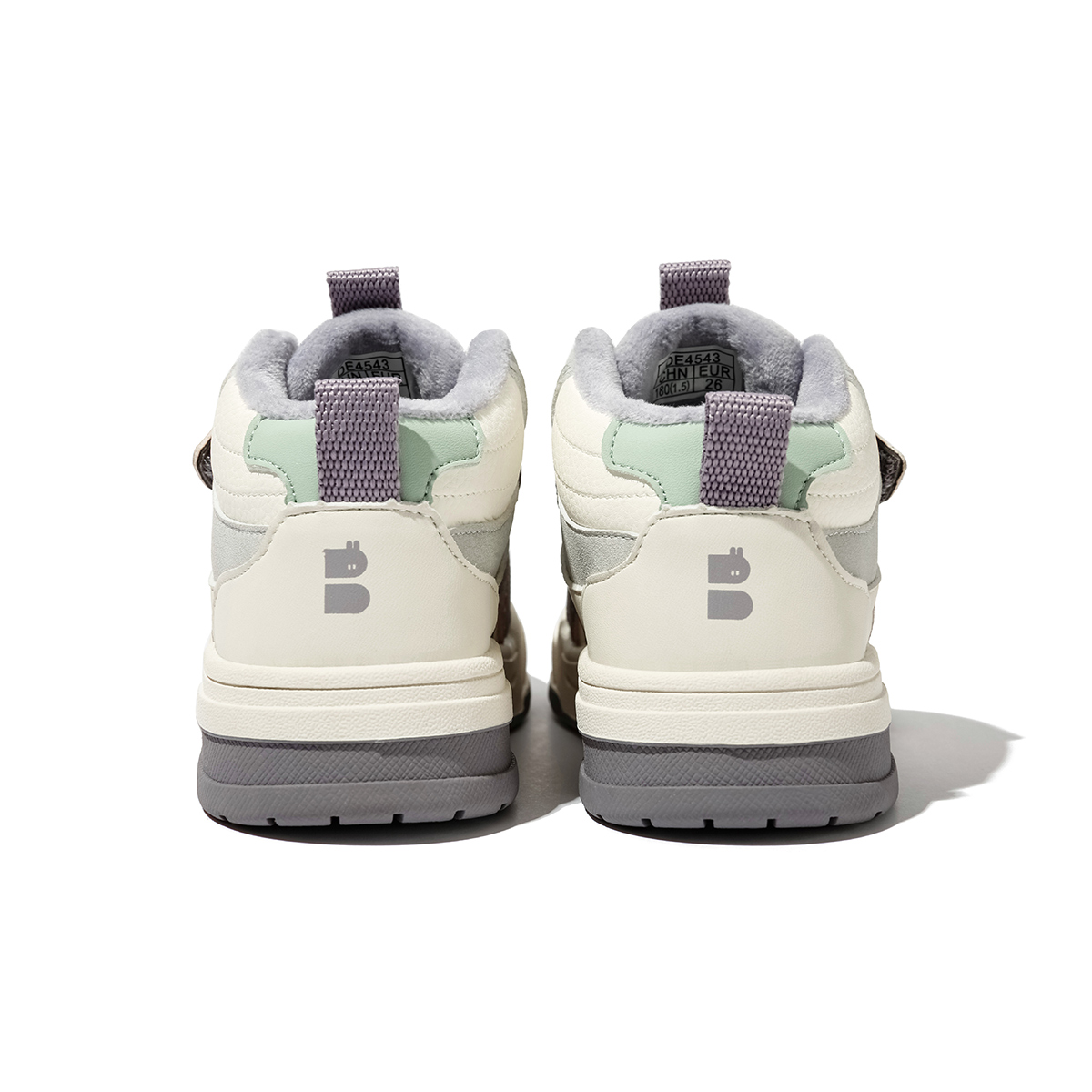Детские кроссовки Mid-Top Kids Lifestyle Shoes BELLE, Greige — фото 4