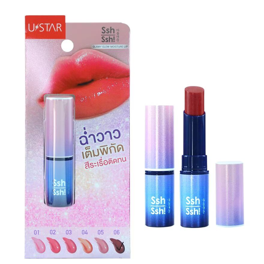 

UStar Ustar Ssh Ssh Glamy Glow Moisture Lip 3г. 06