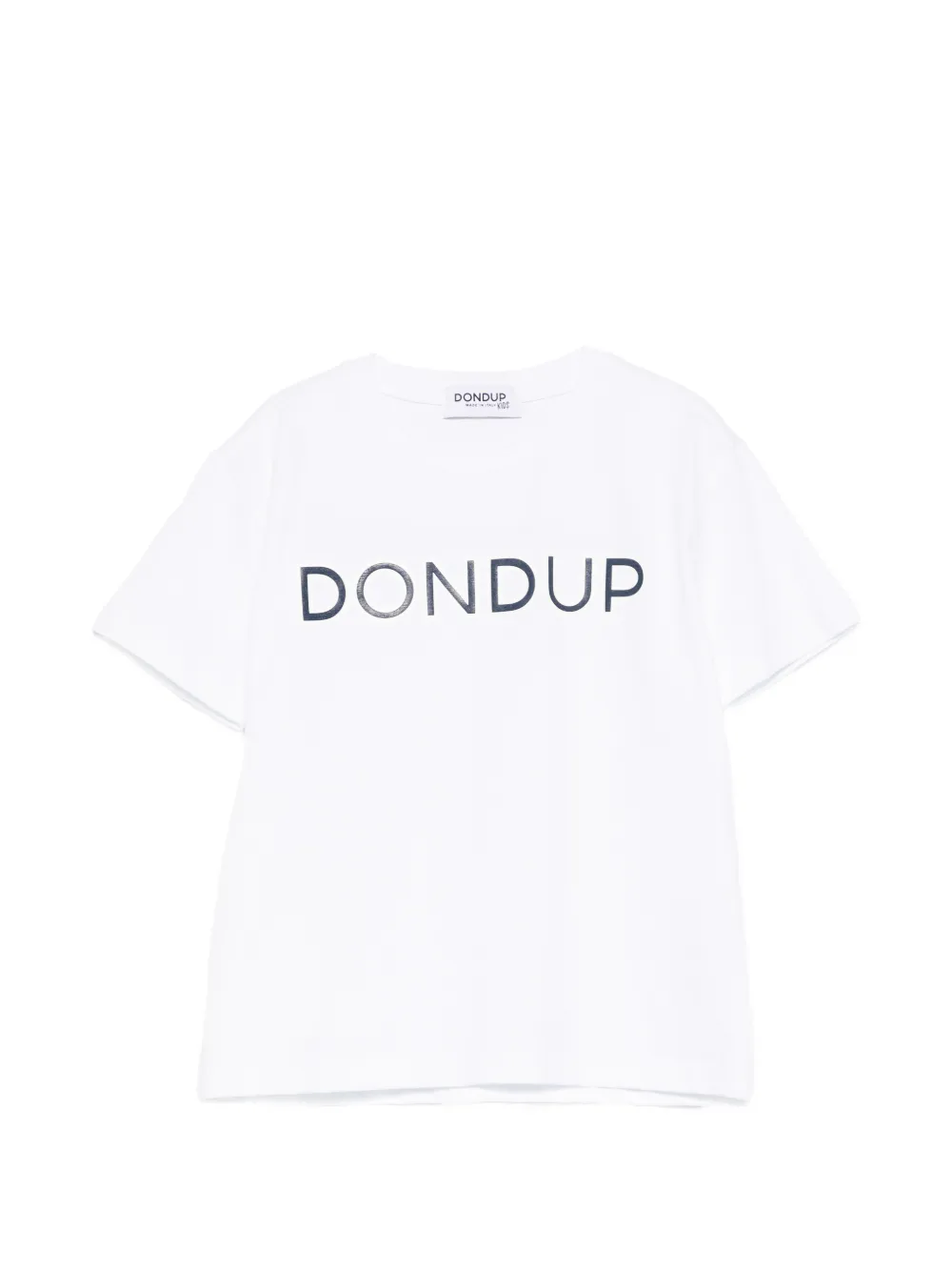 

Футболка с принтом логотипа Dondup Kids, белый
