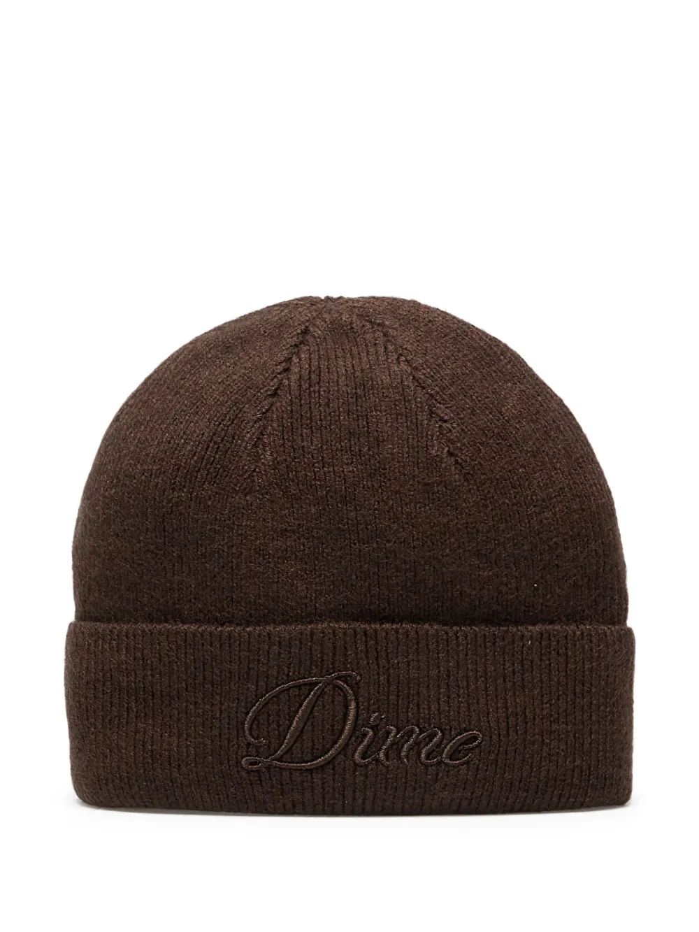 

Шапка бини Cursive dime, коричневый