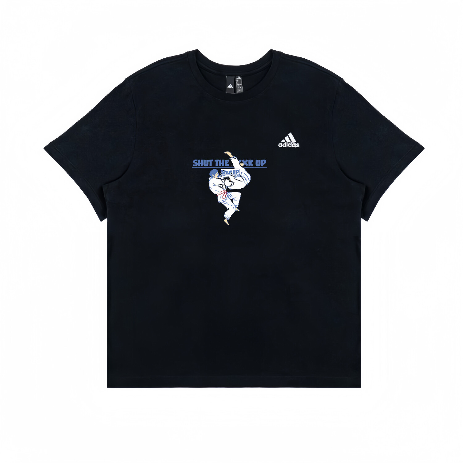 

Футболка унисекс черная Adidas, черный