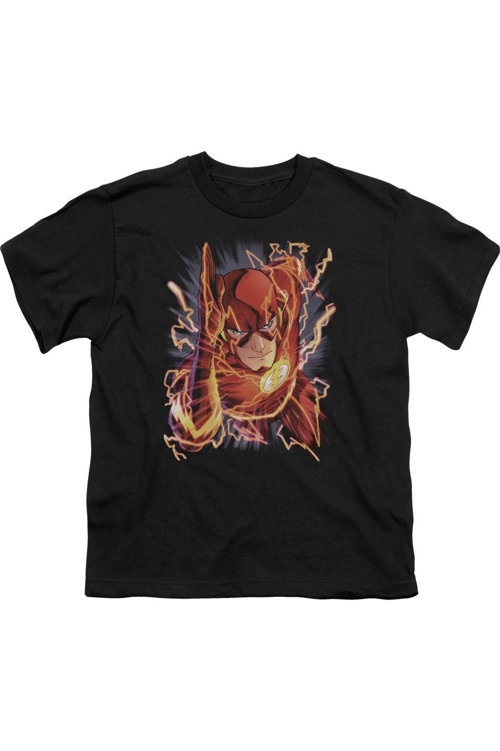 

Футболка с коротким рукавом для детей "Лига справедливости Америки: Флэш" #1 Gildan, черный