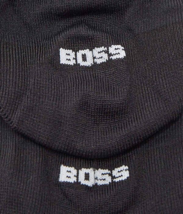 Носки женские Boss однотонные 2 пары, черный — фото 4