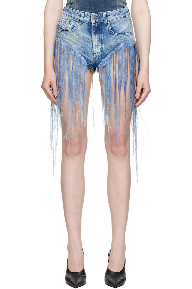 

Джинсовые шорты De-Jizz-Fsg Diesel, синий