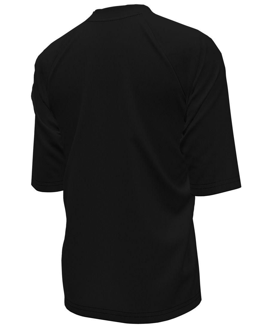 Детская футболка с высоким воротником и коротким рукавом Hydroguard (8-20 лет) Nike, Black — фото 2